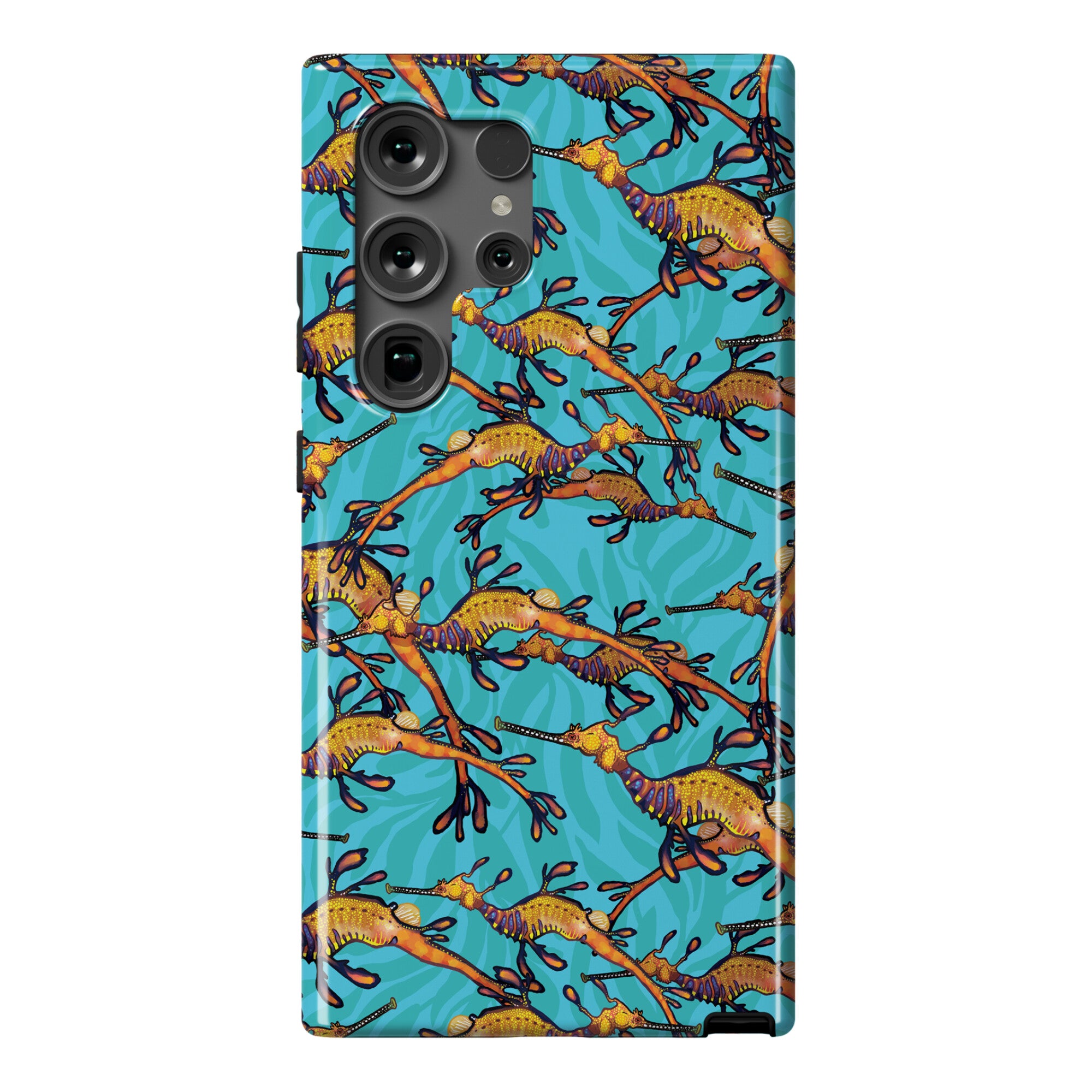Weedy Sea Dragon Nautical Pattern Phone Case
